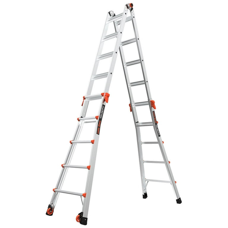 ALUMINIUM LITTLE GIANT WITH HINGES 4*6 STEP LADDER