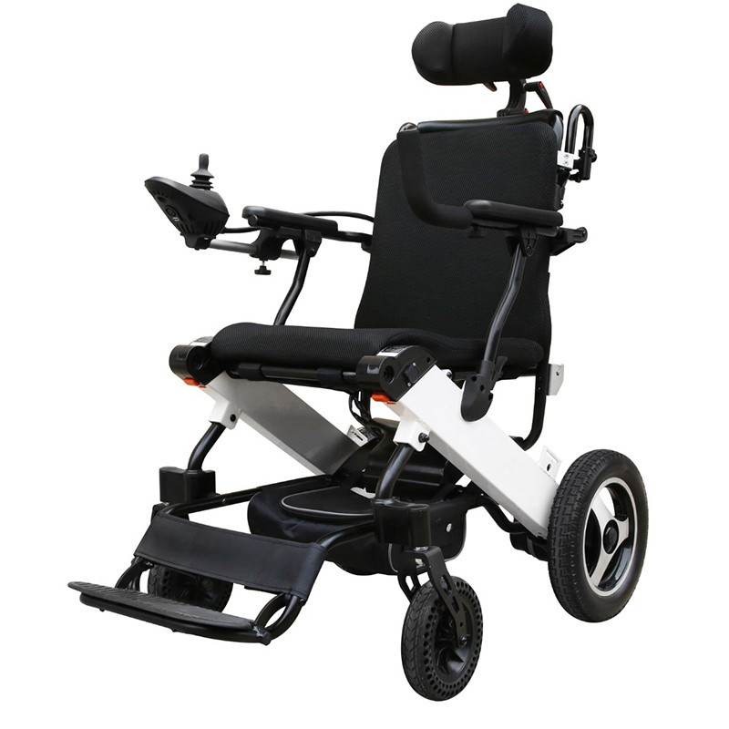 Foldable Lightweight Electric Wheelchair with Carrier Bag