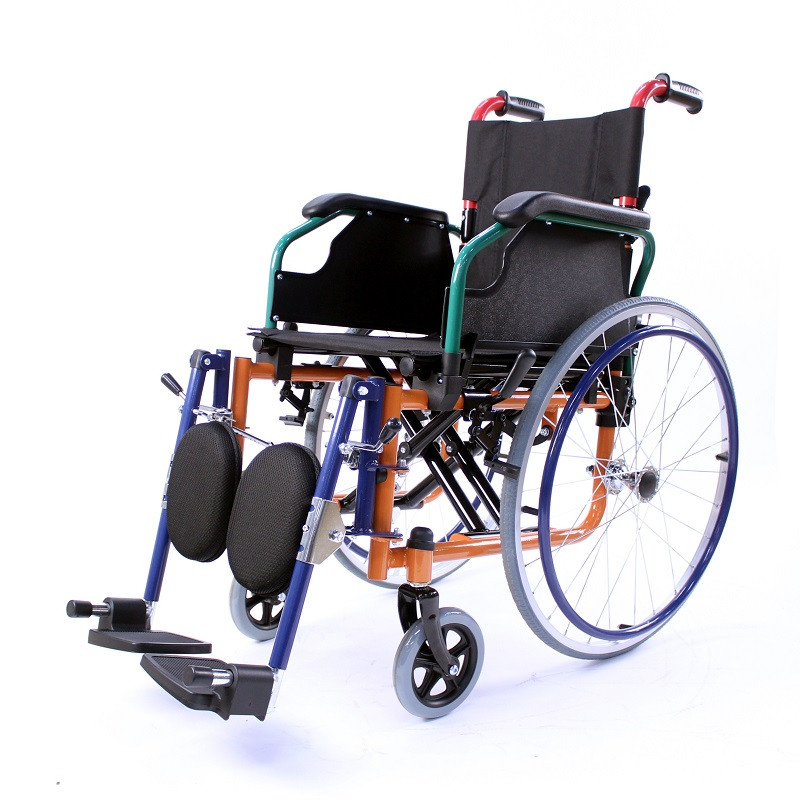 Heavy Duty Pediatric Wheelchair Foldable Portable