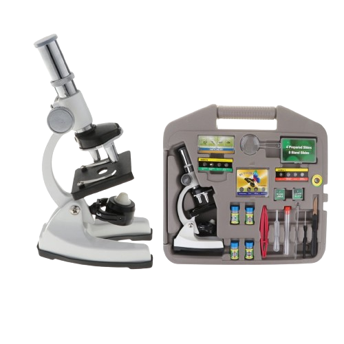 30pcs Student Microscope Kit with Carrying Box