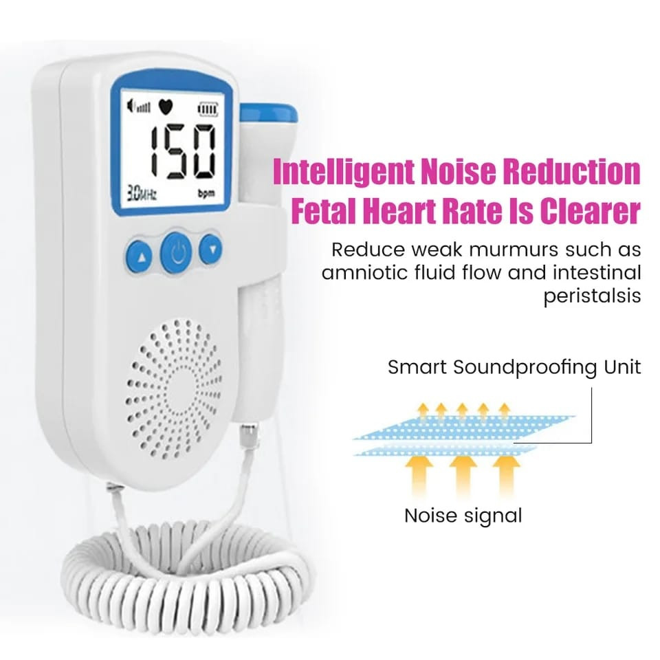 Doppler Pregnant Monitor Fetal Baby Heartbeat monitor
